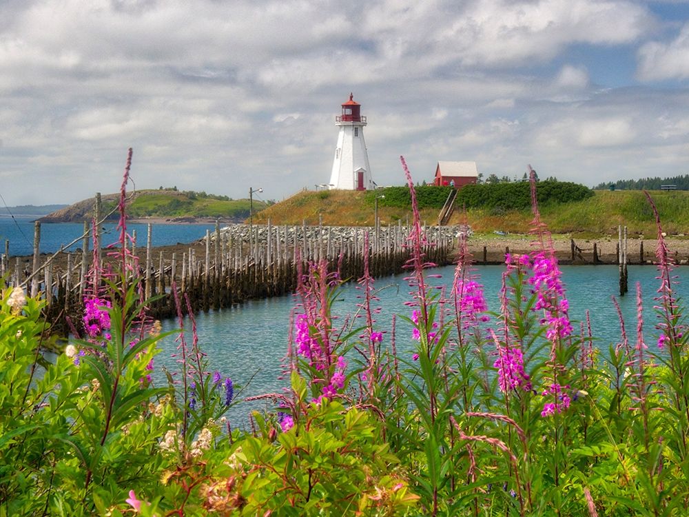 Canada-New Brunswick-Campobello Island Mulholland Point Lighthouse art print by Julie Eggers for $57.95 CAD